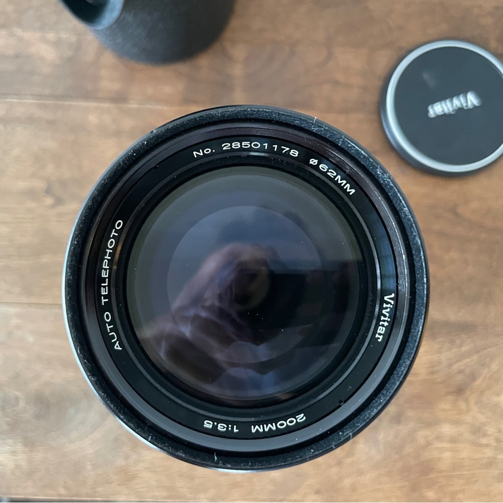 Vivitar 200mm 1:3.5 Auto Telephoto Camera Lens